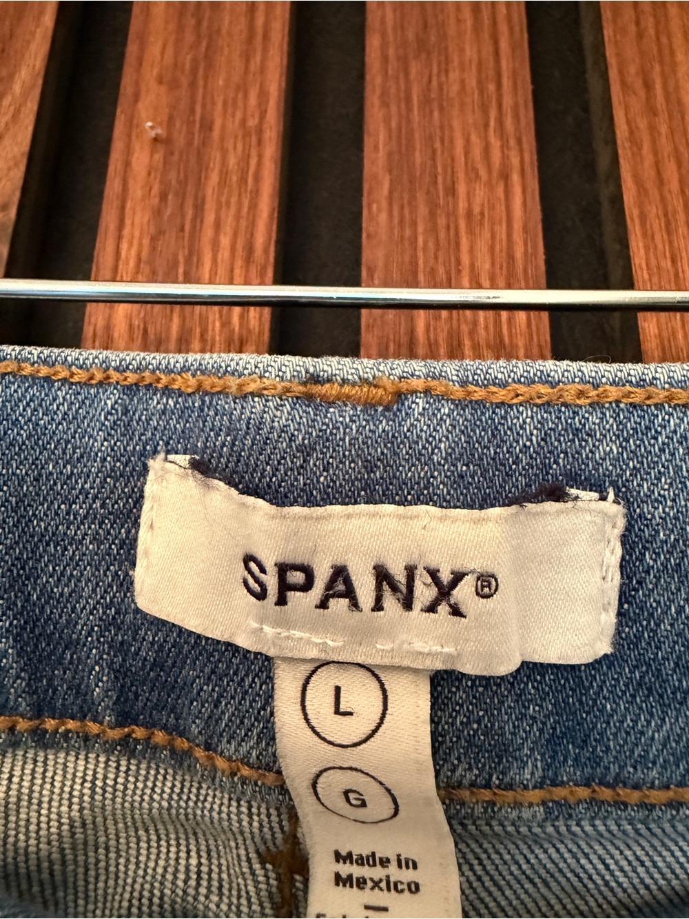 SPANX Light Blue Wide-Leg Jeans - Picture 2 of 4